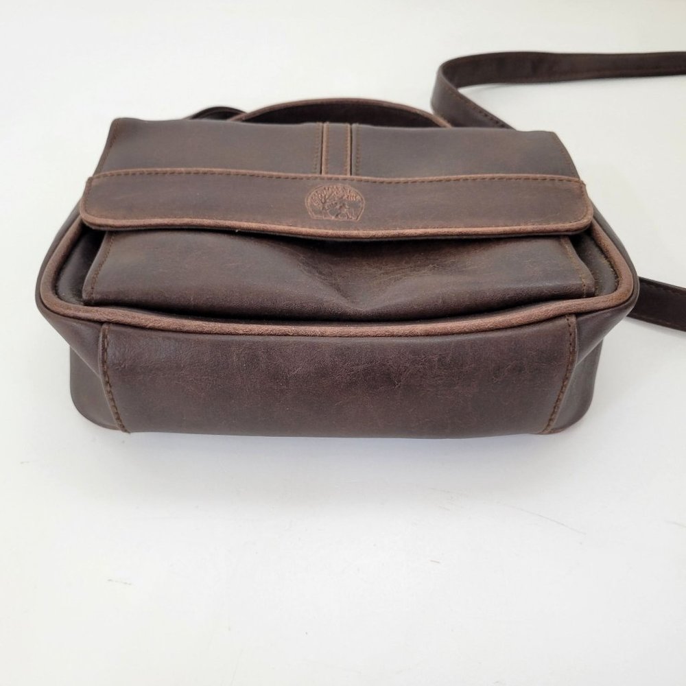 Jackson Brown Faux Leather Crossbody Bag - Picture 6 of 7